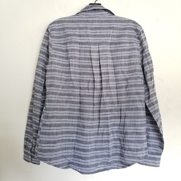 NEW Goodthreads Striped Button Up Shirt Top Small - Picture 3 of 9